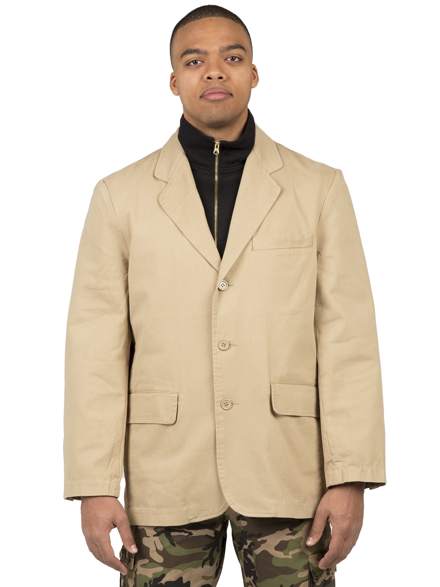 Vibes Men's Twill Casual Blazer Jacket 