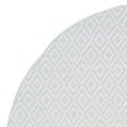 thumbnail image 5 of SAFAVIEH Machine Washable Rug Indoor/Outdoor Bermuda Collection - Bermuda Rio Geometric Indoor/Outdoor Area Rug, Light Blue/Cream, 6'7" x 6'7" Round, 5 of 7