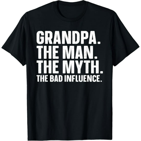 Best Grandpa Art For Men Dad Papa Grandparent Day Papaw Papi T-ShirtMen and women, Black T-shirt, size: Extra large S-4XL