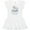 AA-White, variant on Inktastic My Great Aunt Loves Me Cute Elephants Clouds Moon and Stars Gift Baby Girl Dress