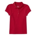thumbnail image 2 of The Children's Place Girls Uniform Short Sleeve Pique Polo, 5-Pack, Sizes XS-XXL, 2 of 3