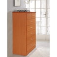 thumbnail image 3 of Hodedah 7-Drawer Chest with Locks on 2-Top Drawers in Cherry, 3 of 7