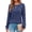 1-Navy, variant on Womens Long Sleeve Shirts Casual Tunic Tops Work Dressy Blouses Fall Sweaters