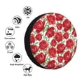 thumbnail image 4 of Naloa Rose Flowers PVC Leather Spare Tire Wheel Cover for Car Truck SUV Camper Trailer Universal Fit many size16 inch, 4 of 6