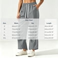 thumbnail image 5 of JOANKDMI Track Pants for Women with Side Stripe High Waisted Drawstring Loose Fit Casual Workout Running Trousers, 5 of 5