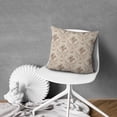 thumbnail image 4 of Beige American Pastoral Pillow Covers 20x20 Inch Linen Decorative Square Throw Pillow Covers for Home Sofa Bedroom Outdoor Indoor, 4 of 6