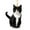 Black, variant on CoreLiving Realistic Tuxedo Cat Ornament - Lifelike 2D Cat Ornaments for Christmas Tree, Pet Memorial Keepsake Gifts for Cat Lovers, Men and Women, Acrylic Cat Christmas Ornament Decorations