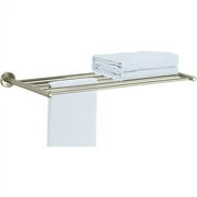 Neu Home Satin Nickel Chrome Bath Shelf