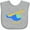 AC-Heather Grey, variant on Inktastic Blue Helicopter Boys or Girls Baby Bib