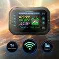 thumbnail image 3 of Battery Monitor, Power Failure Storage Function Responsive Silicone Keypad Over Current Guard Battery Capacity Voltage Monitor Gauge  for Tricycles, 3 of 7
