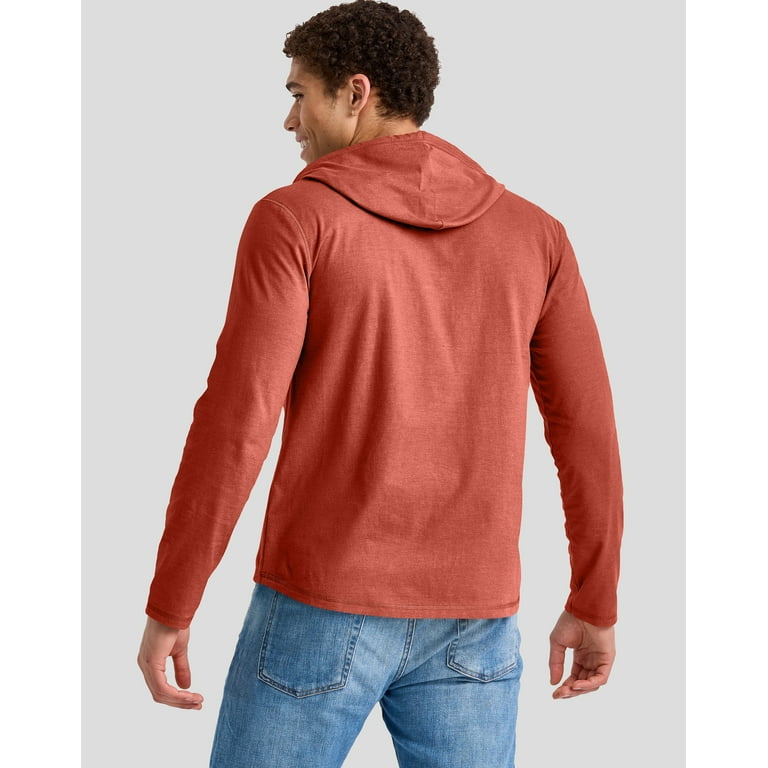 North face men's tri blend henley hoodie best sale