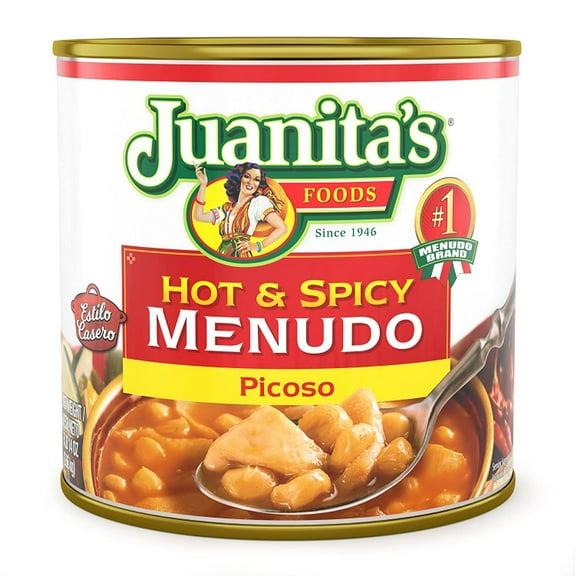 Juanita’s Hot & Spicy Menudo, 94 oz (Pack of 16)
