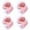 Light Pink, variant on Nvzi-a 4pcs Christmas Faux Fur Ribbon Trim Fabric Roll for Christmas Tree Decor or Wreath Bows Craft 59*1.96inch(White)