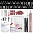 thumbnail image 1 of Kit de puntas y pegamento para uñas SAVILAND Gel Nail X Kit para dedos de los pies, 1 of 7