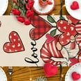 thumbnail image 6 of TERGAYEE Valentines Tablecloth Colorful Love Table Flag Valentine's Day Restaurant Tabletop Decoration Wedding Anniversary Ambience Decoration Four Sizes Available Valentines Day Decorations, 6 of 7