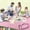 Pink and White, variant on Blue and White Extra Large 80''x80'' Foldable Outdoor Picnic Blanket