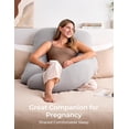 thumbnail image 2 of Sleep pillow, U-shaped full body with removable washable cover - back, leg, and abdominal support, 2 of 6