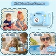 thumbnail image 4 of Kids Camera Toy, Cute Dolphin Cartoon Silicone Cover with 1080 HD, Toddler Selfie Digital Video Mini Camera for 3 4 5 6 7 8 9 10 12 Year Old Boys Girls, Christmas & Birthday Gifts, 32GB Card (Pink), 4 of 7