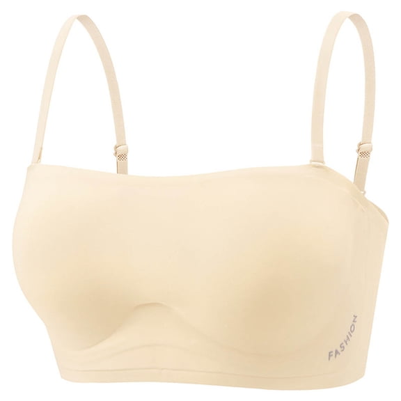 Ailaofu Womens Wireless Seamless Bras No Underwire Square Neck Push Up Bras Full Coverage Bralette Adjustable Supportive Bra