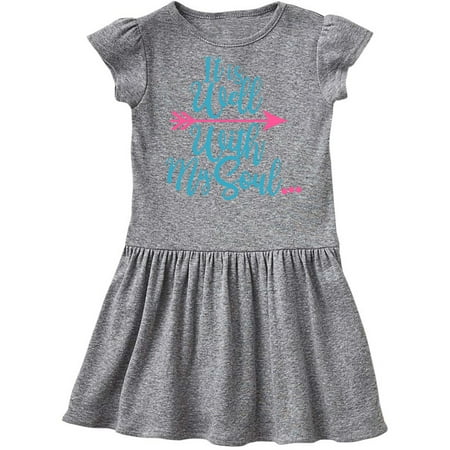 

Inktastic It Is Well with my Soul Pink Arrow Gift Toddler Girl Dress