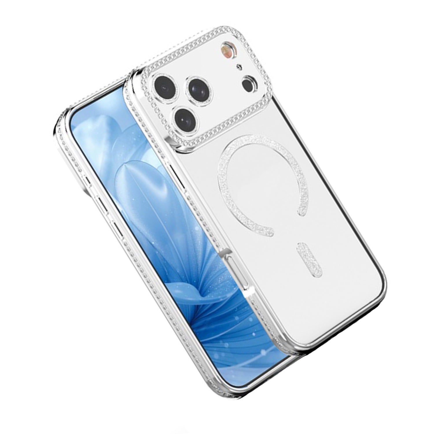Magsafe Jewel Case for the iPhone 17 Pro Max - Silver