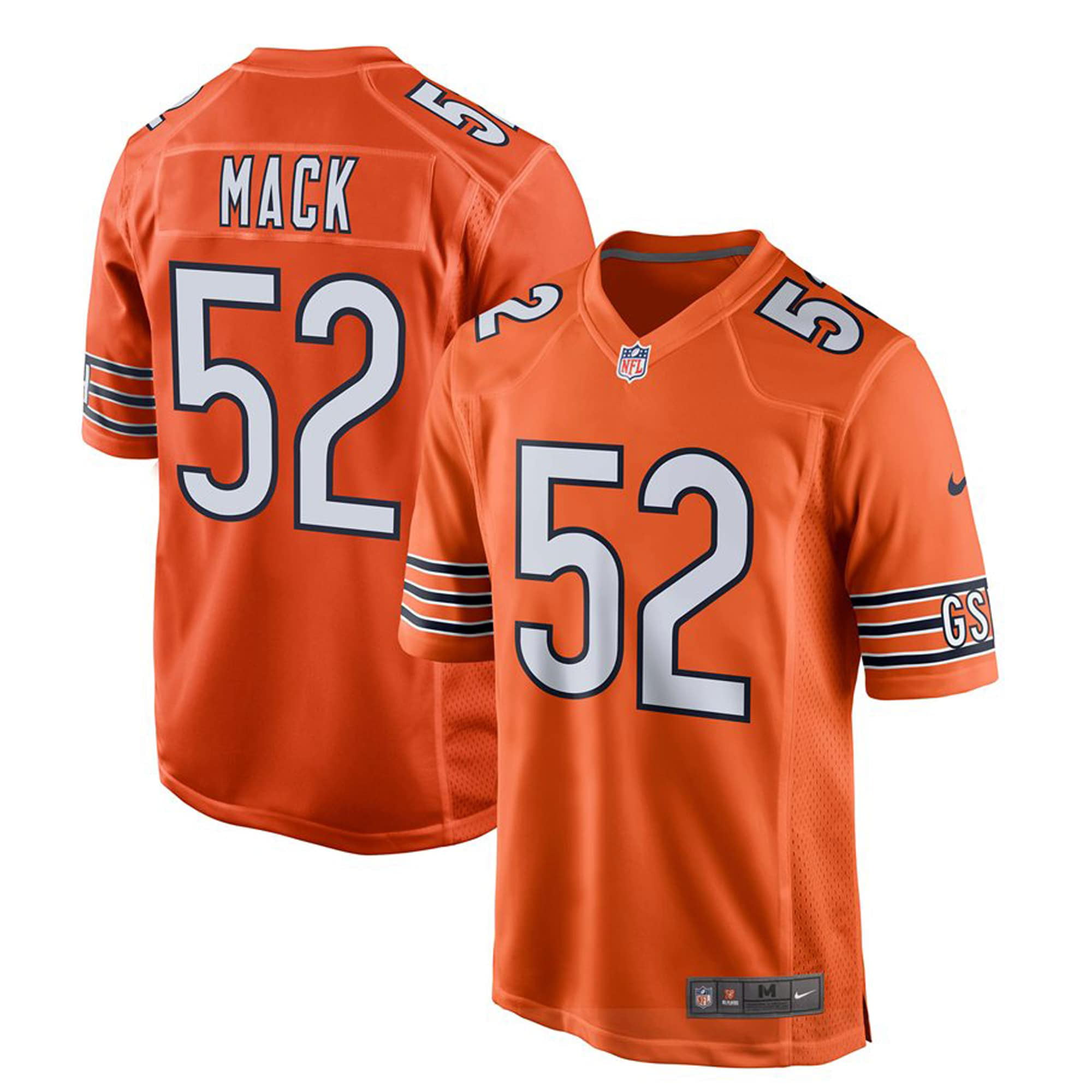 Khalil Mack Chicago Bears Nike Youth Alternate Game Jersey - Orange - Walmart.com ...