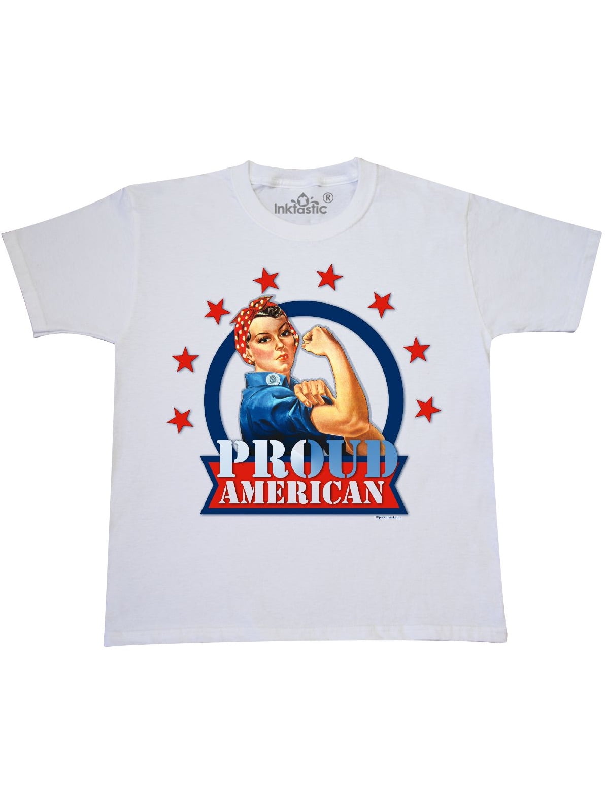 Inktastic Rosie Riveter Proud American 