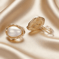 thumbnail image 5 of Yoursfs Vintage Teardrop Pearl Clip on Earrings for Women Ivory Faux Pearl and Gold Plated Clip Earrings Hypoallergenic Non Pierced Earrings Jewelry Gifts, 5 of 6