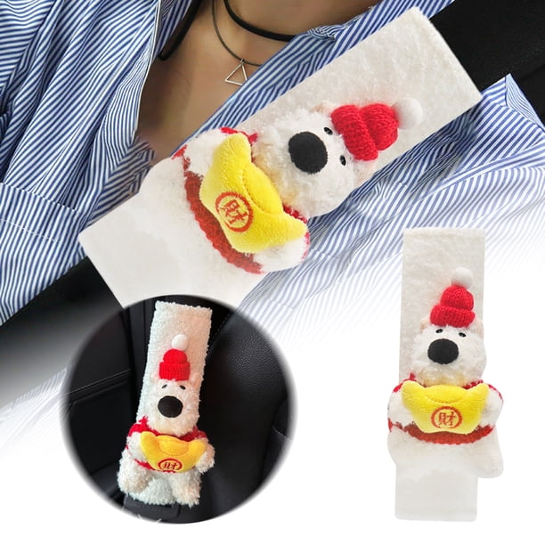 Cubierta Para El Hombro Del Cinturón De Seguridad Del Coche. Cinturón De Ajuste Para El Cuello.