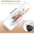 thumbnail image 5 of FREEAMG New Year's Santa Claus Long Trivet Table Runner Non-Slip Heat Resistant Table Protector Waterproof Easy to Clean Christmas Forest Hot Pads Pot Holders Table Mats, 5 of 7