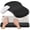 Hk001-black, variant on Ergonomic Mouse Pad and Keyboard Wrist Rest Set, Full Memory Gel Design with Massage Bulge for Computer Typing