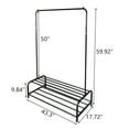 thumbnail image 6 of O'Force Clothing Garment Rack with Shelves, Metal Cloth Hanger Rack Stand Clothes Drying Rack for Hanging Clothes, 6 of 7