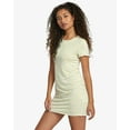 thumbnail image 3 of RVCA Women's Rover Striped Super Soft Fabric Fitted T-Shirt Dress (Small, Golden), 3 of 10