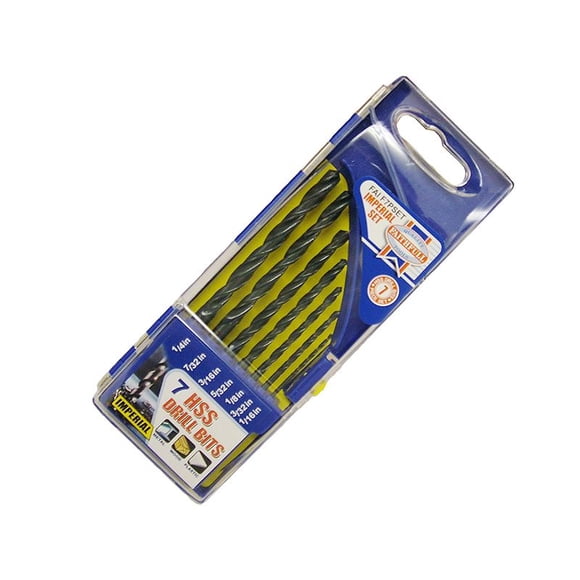 Faithfull - HSS Drill Bit Set of 7 1/16-1/4 x 1/32