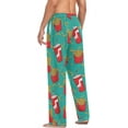 thumbnail image 5 of GZHJMY Pajama Pants Mens Sleep Lounge Pants Pjs Bottoms with Pockets, Christmas New Year Birthday Valentine's Day Gifts, Large, 5 of 7