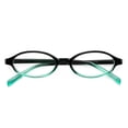 thumbnail image 1 of Gafas Antiluz Azul FEISEDY Retro Ovaladas Estilo Y2K para Mujer B0258, 1 of 7