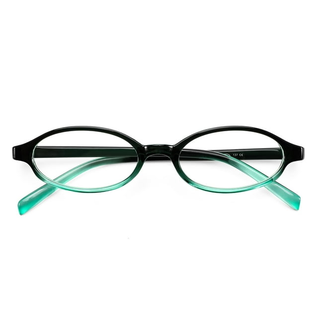 Gafas Antiluz Azul FEISEDY Retro Ovaladas Estilo Y2K para Mujer B0258