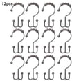 thumbnail image 1 of Inteprter Ganchos para cortina de acero inoxidable Accesorios de baño No.02 Inteprter HA001426-02, 1 of 1