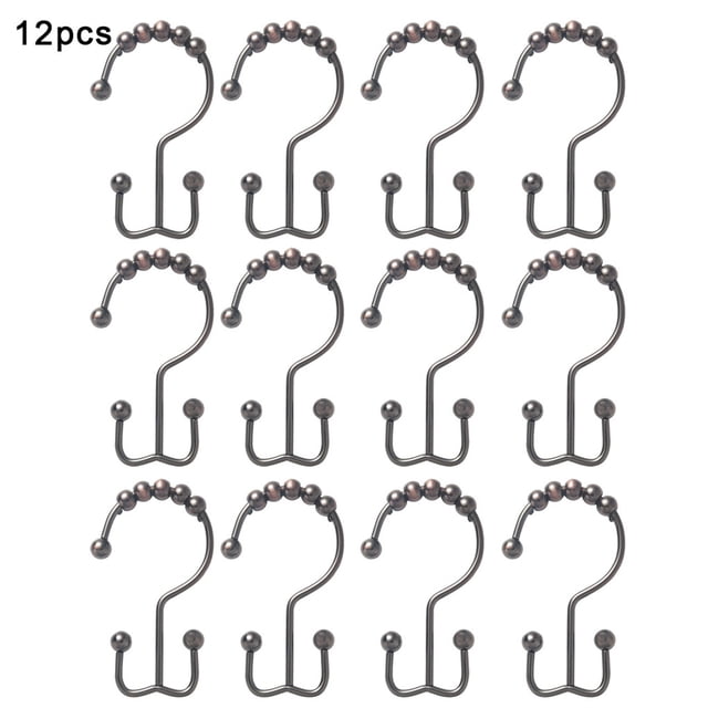 Inteprter Ganchos para cortina de acero inoxidable Accesorios de baño No.02 Inteprter HA001426-02