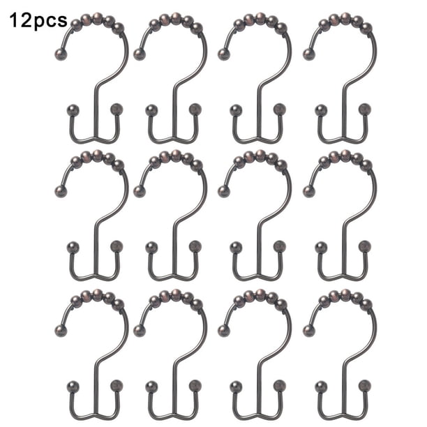 Inteprter Ganchos para cortina de acero inoxidable Accesorios de baño No.02 Inteprter HA001426-02