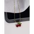 thumbnail image 3 of QQTDFG 1pc Cute Cherry Pendant Necklace For Women For Birthday Gift for Women Jewelry-default, 3 of 4