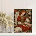 thumbnail image 2 of Edward Robert Hughes Valkyrie Vigil Canvas Print, Mythology Maximal Art Home Bedroom Living Room Wall Decor Art, 2 of 8
