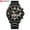 Black, variant on Stainless Steel Men's Wristwatch – Sport Style, Date Display, Luminous Hands