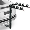 thumbnail image 1 of Costway 4-Bike Hitch Mount Rack, Double Folding Bicycle Carrier Rack w/2" Hitch Receiver, 1 of 10