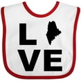 thumbnail image 3 of Inktastic Love Maine Boys or Girls Baby Bib, 3 of 4