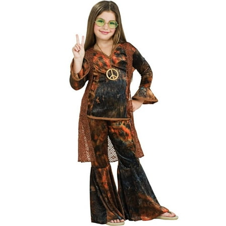 Woodstock Diva Brown Child Halloween Costume