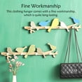 thumbnail image 4 of Clothing Hanger Coat Rack Jacket Hook Shop Fine Workmanship Decal Pendent Branch Bird Attractive Storage Holder Green, 4 of 10