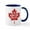 White/Navy Inside, variant on CafePress - Always Liked Maple Leaves Mug - 11 oz Ceramic Mug - Novelty Coffee Tea Cup