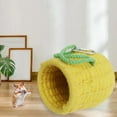 thumbnail image 3 of Parrot Warm Nest House Hanging Bed Toy Cotton Thick Cage Cave Hammock Bed Budgie Shed Hut for Parakeet Rats Lovebird Bird Hammock - Yellow lanyard, 3 of 7
