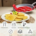 thumbnail image 2 of Flip Cooker Pancakes Mold Flip and Cook Silicone Pancake Maker Flip N Cook Silicone Pancake Mold Flip and Cook Pancake, 2 of 8